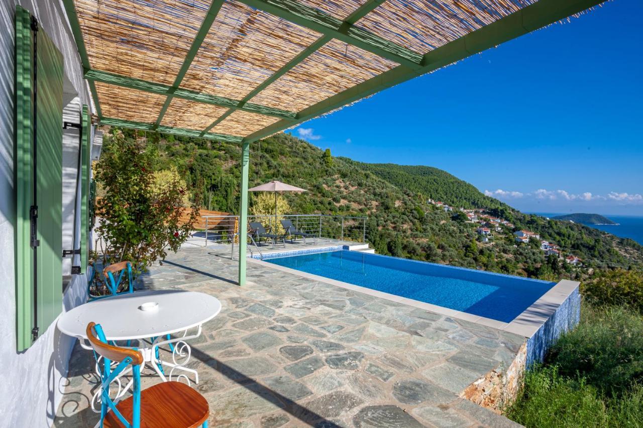 Olea Skopelos Villas With Swimming Pools & Sea View Panormos  Екстер'єр фото