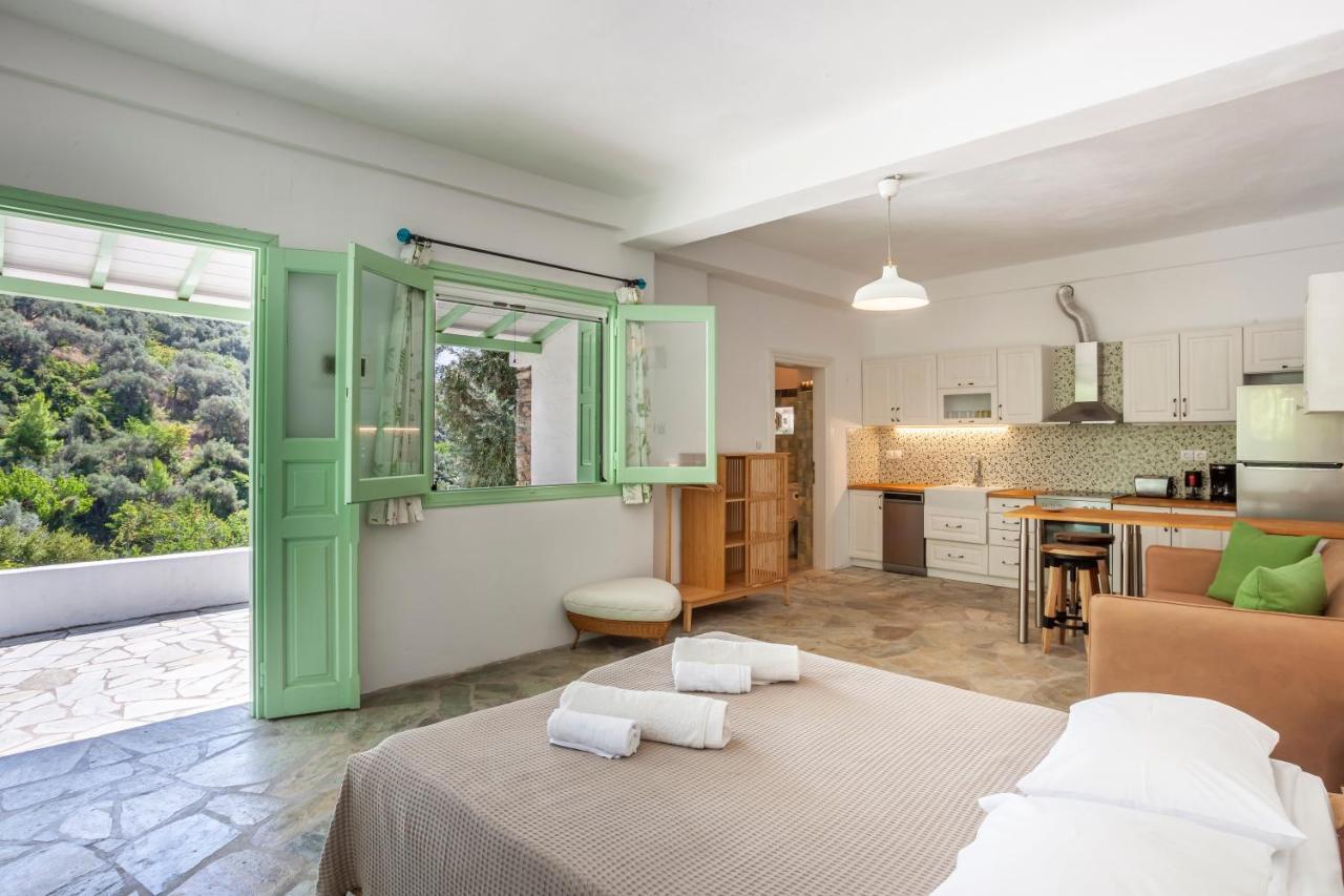 Olea Skopelos Villas With Swimming Pools & Sea View Panormos  Екстер'єр фото