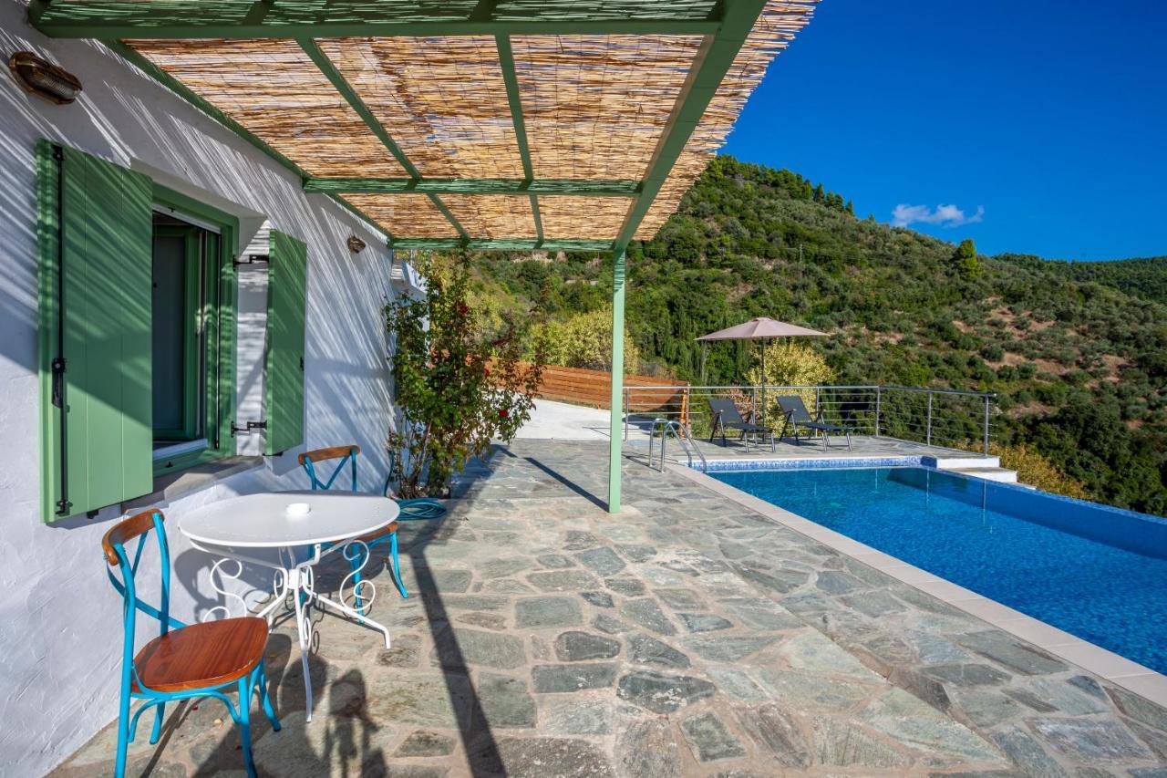 Olea Skopelos Villas With Swimming Pools & Sea View Panormos  Екстер'єр фото