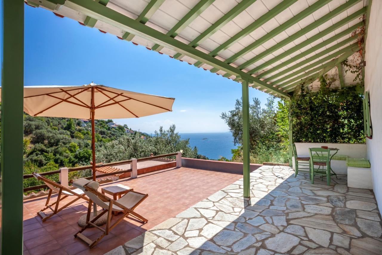 Olea Skopelos Villas With Swimming Pools & Sea View Panormos  Екстер'єр фото